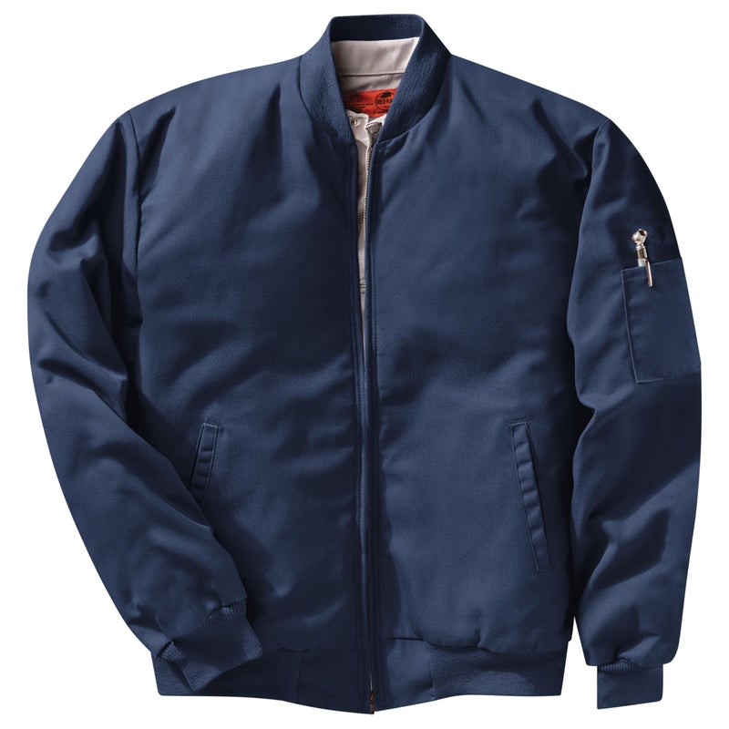 Red Kap Men's Solid Team Jacket, Navy, Large - Image 3